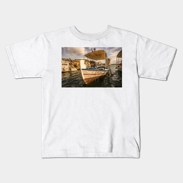 Gulf of Corinth Kids T-Shirt by KensLensDesigns